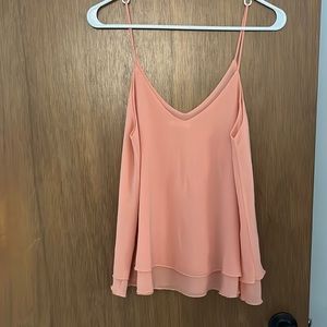 Pale peach tank top. Lightweight. Size medium